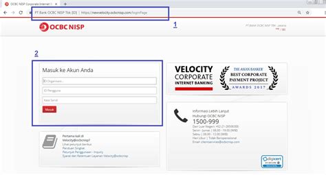 velocity ocbc nisp login.